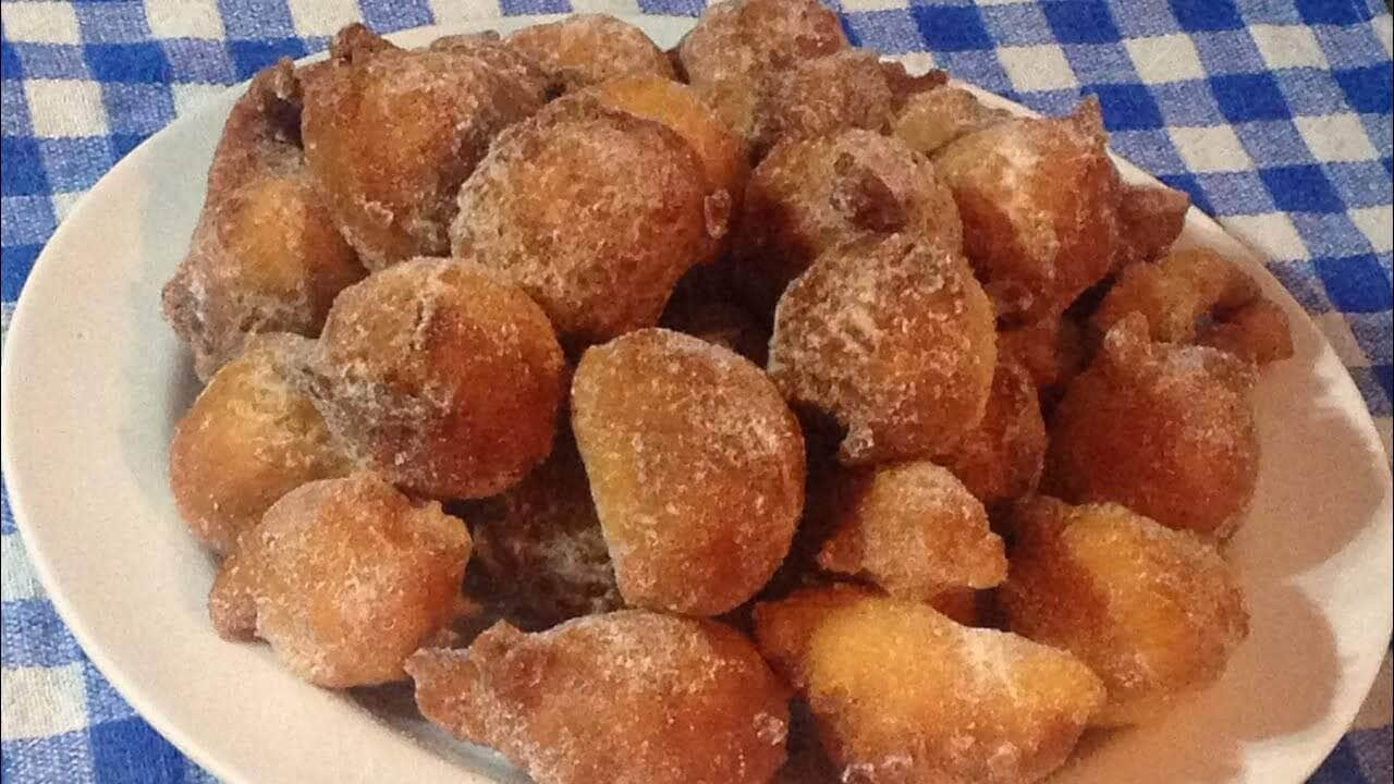 bolinho de chuva sem fermento