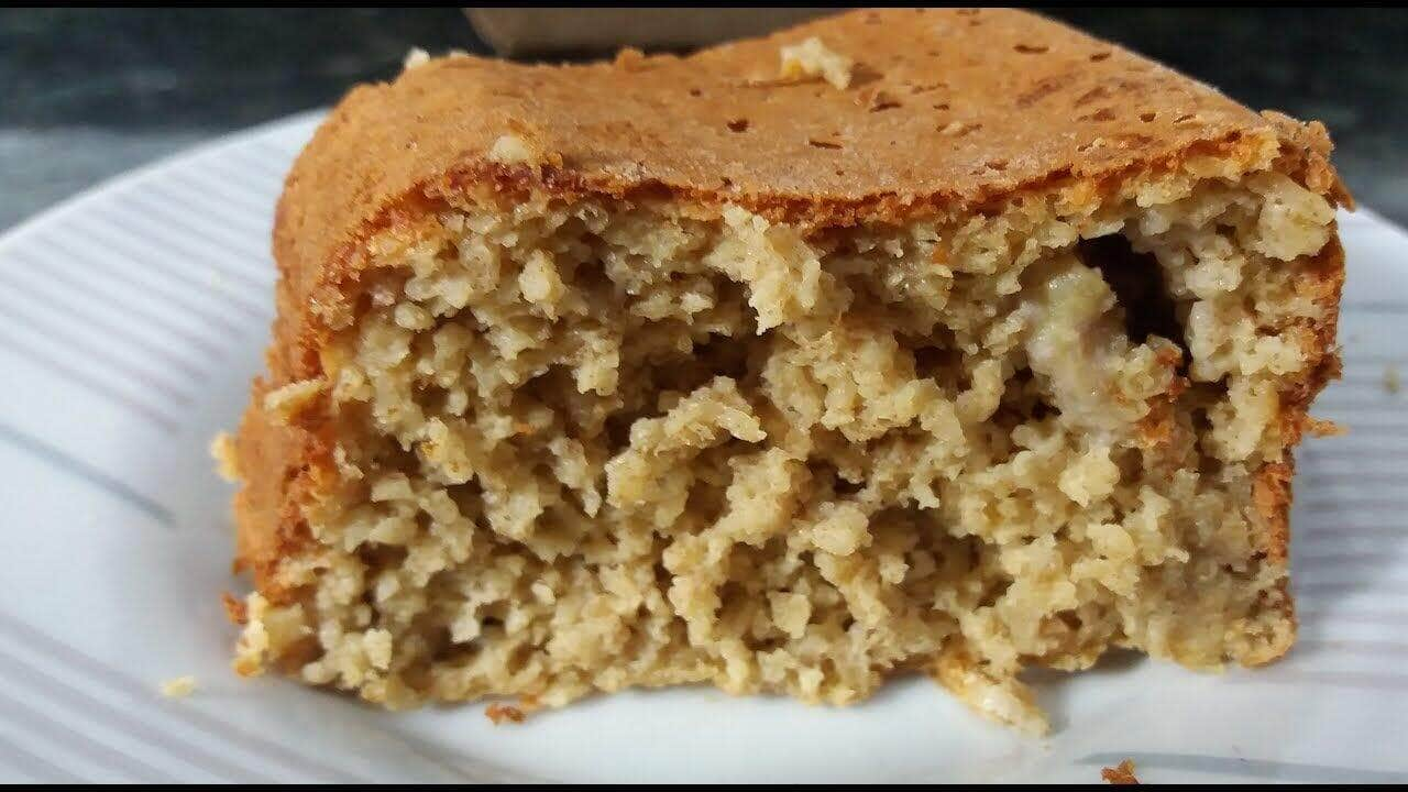 bolo de banana com aveia