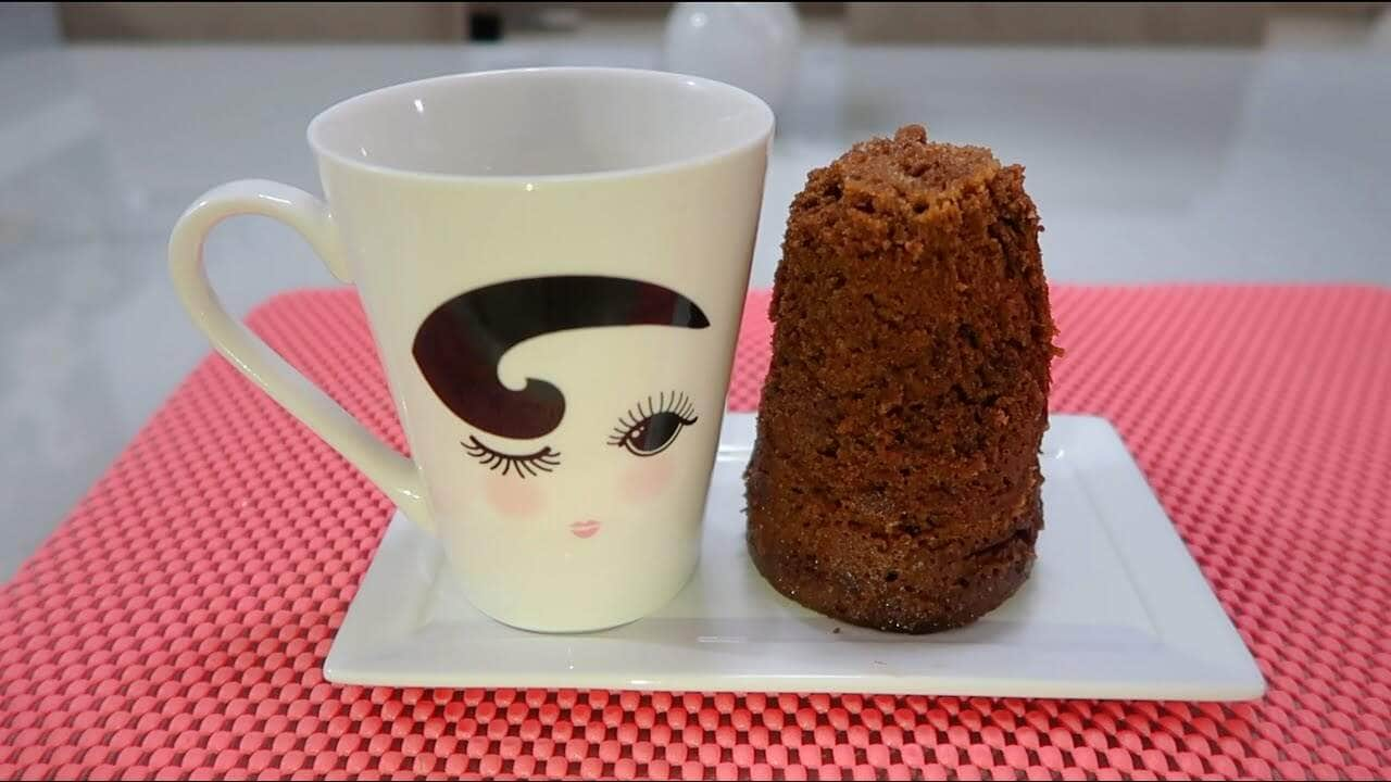 bolo de caneca no microondas