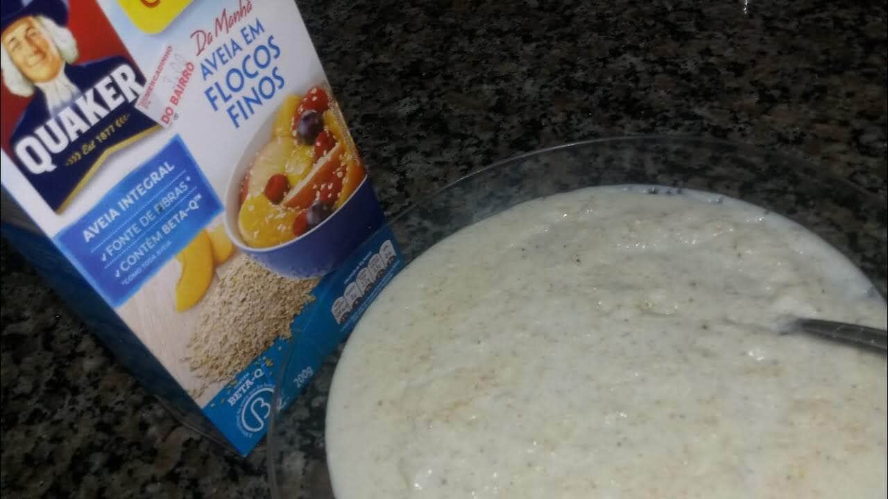 mingau de aveia