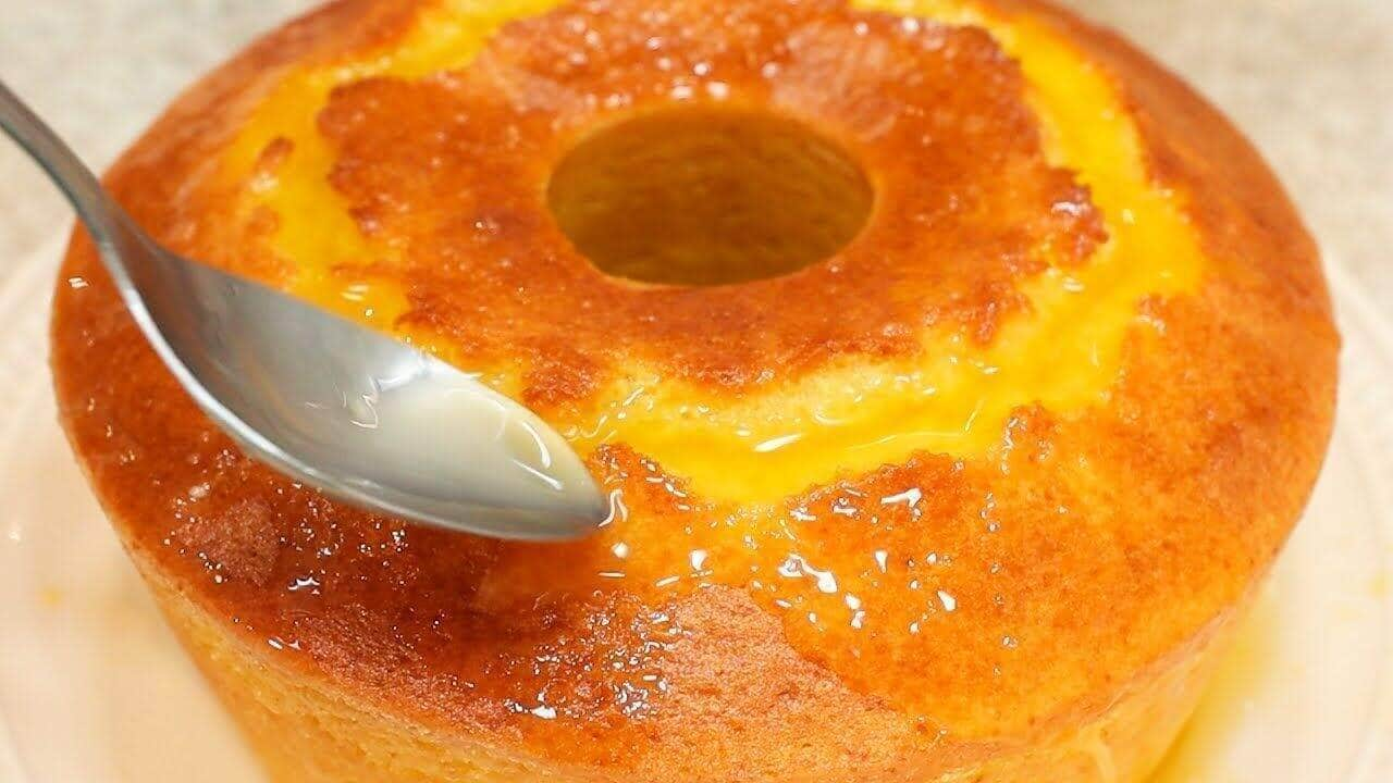 bolo de laranja simples