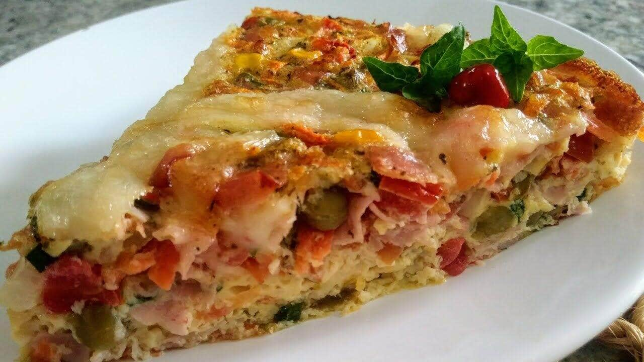 omelete de forno