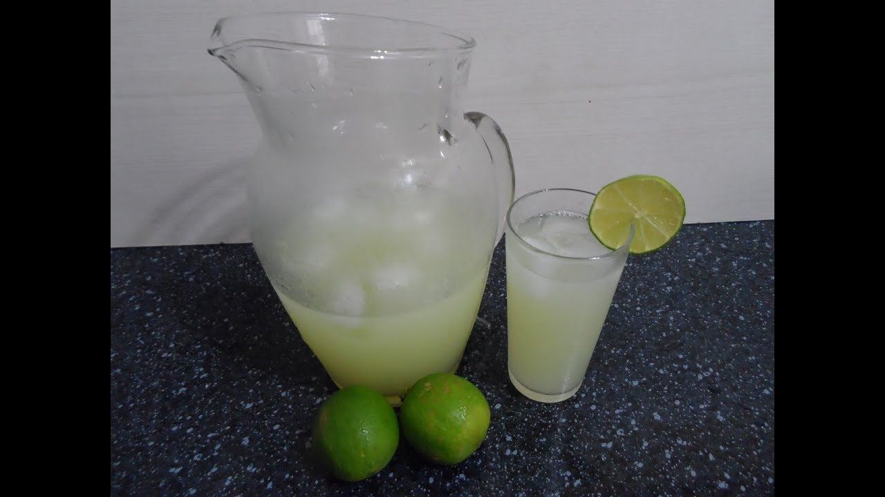 suco de limão no liquidificador