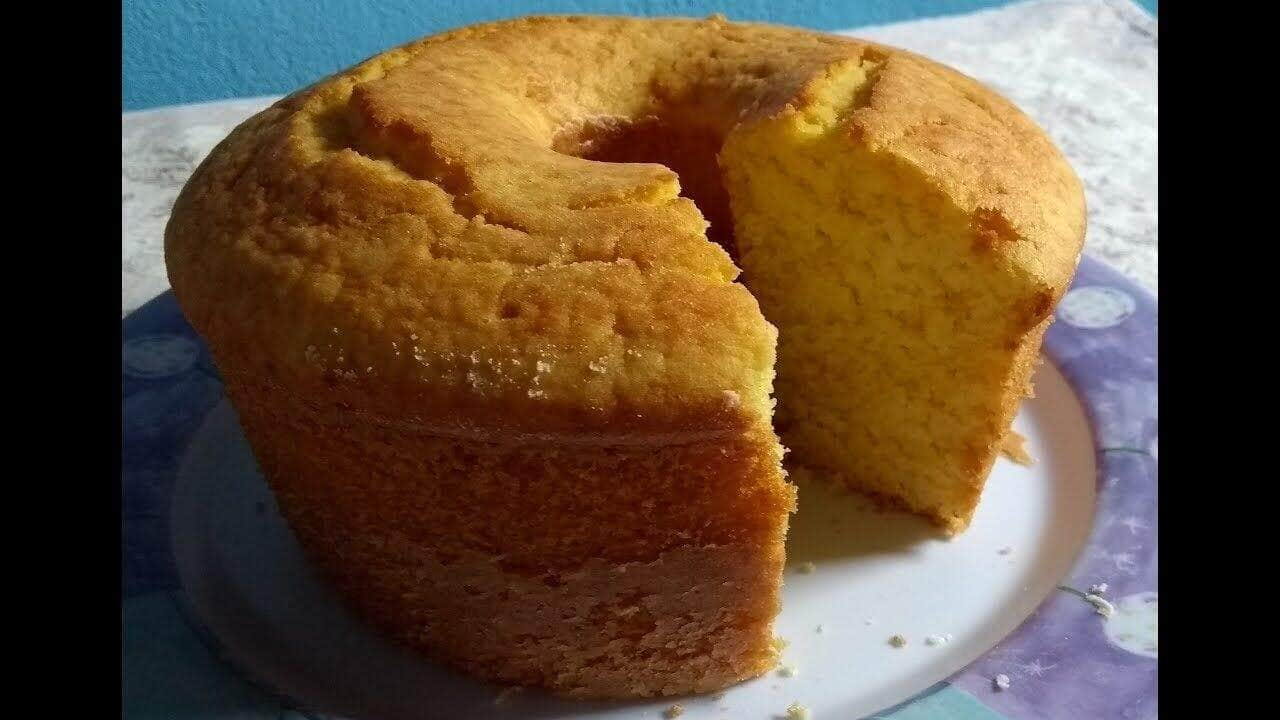 bolo de laranja sem leite