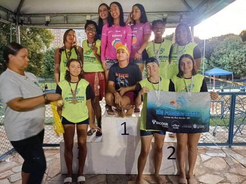 nos podemos nadar leva titulo de campeao com 287 medalhas na terceira etapa do campeonato estadual