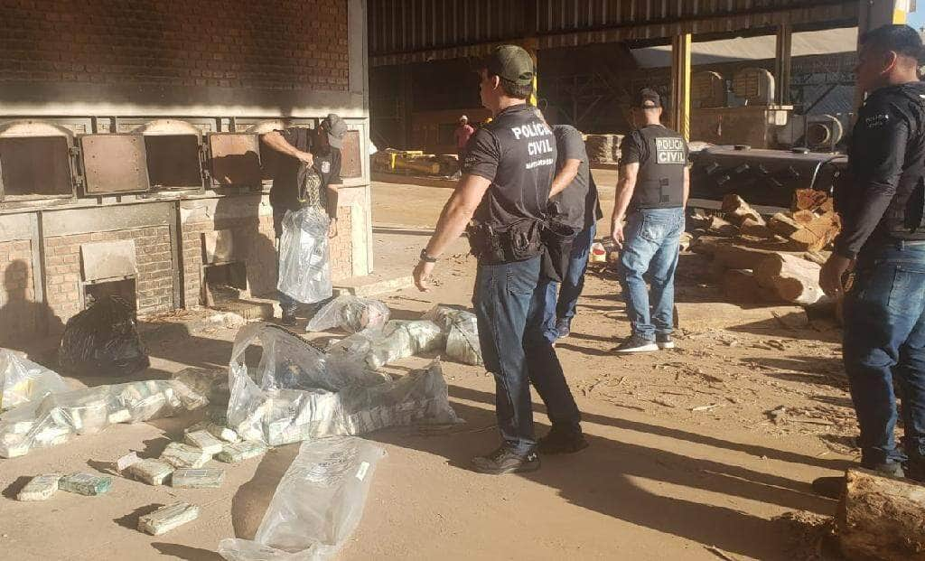 policia civil incinera 300 quilos de entorpecentes em rondonopolis