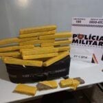 policia militar apreende 20 tabletes de maconha em varzea grande