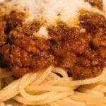 Macarrão à bolonhesa especial