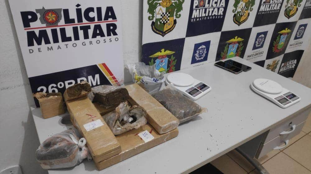 tres homens sao presos por trafico de drogas em nova mutum