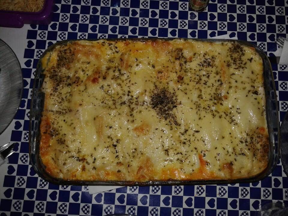 lasanha de frango com catupiry