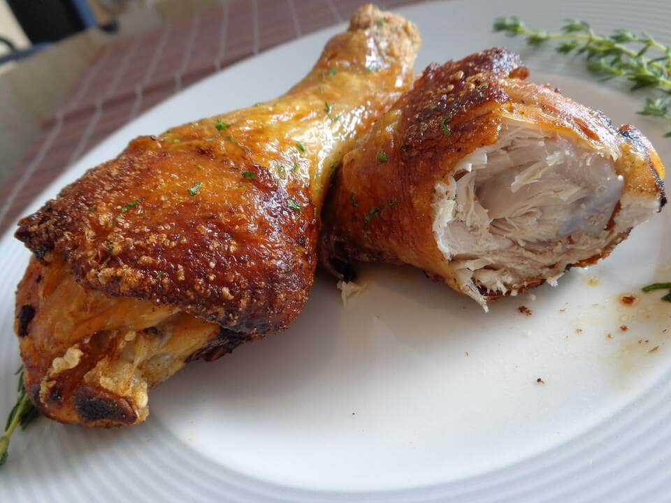 coxa de frango assada