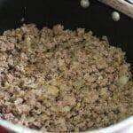 carne moída refogada