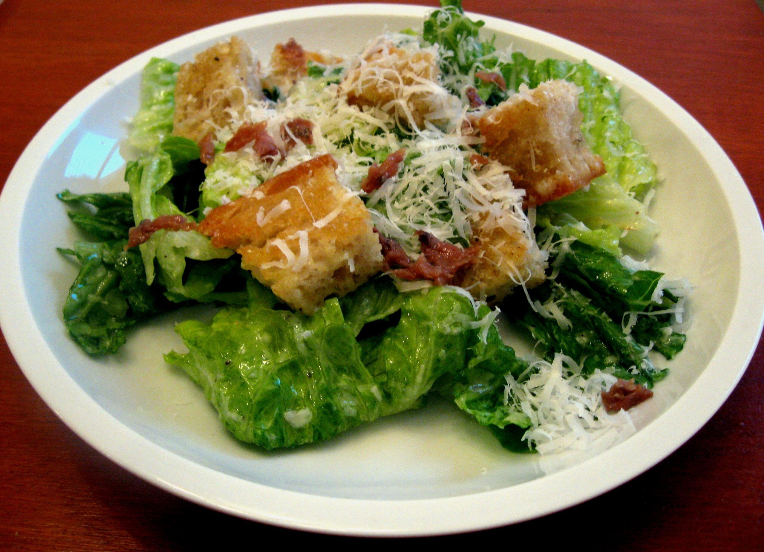 receita de salada caesar