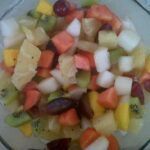 como fazer salada de frutas