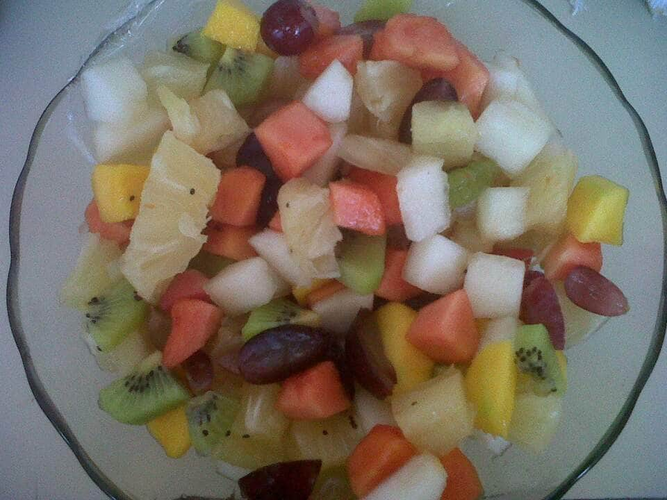 como fazer salada de frutas