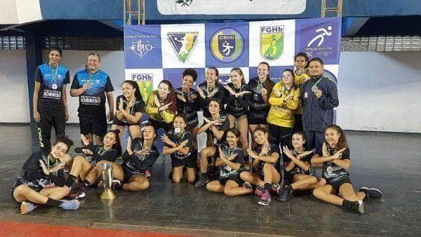 handebol feminino infantil de sorriso e campeao brasileiro de clubes