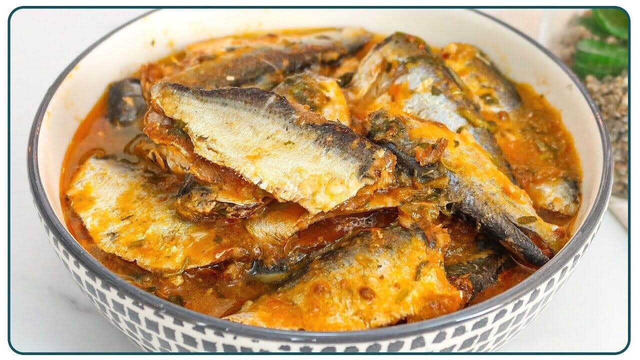 sardinha na panela de pressão