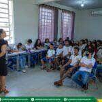 saude realiza palestra com alunos da escola municipal olavo bilac