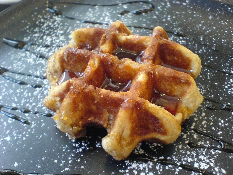 receita de waffle doce