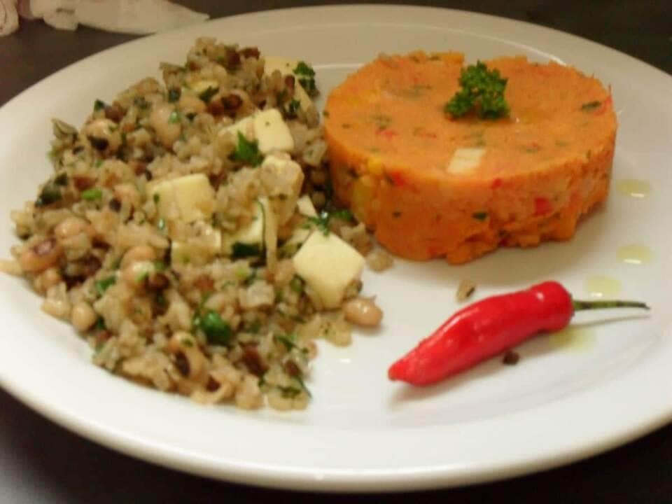 como fazer baião de dois com feijão fradinho