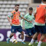 Seleção Brasileira encara a Tunísia no último amistoso antes da Copa, nesta terça (27); veja escalações e onde assistir. Foto: Lucas Figueiredo/CBF