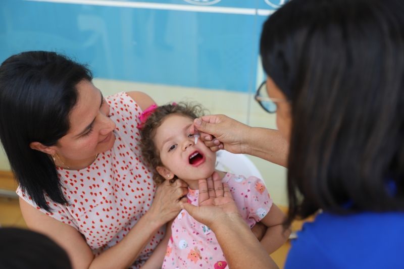 cerca de 70 das criancas ja foram vacinas contra a poliomielite em lucas do rio verde