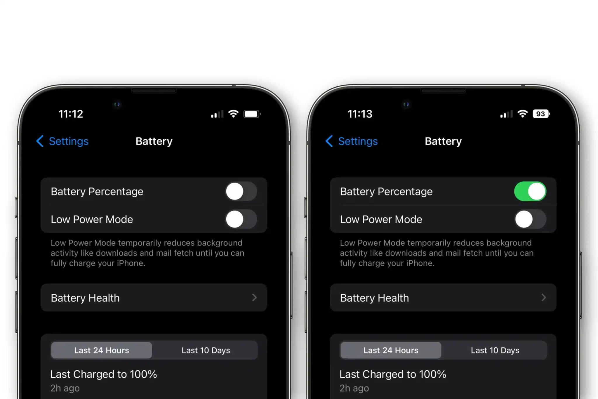 ios16 battery status side by side.jpg scaled
