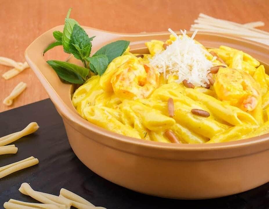 receita de macarrão cremoso