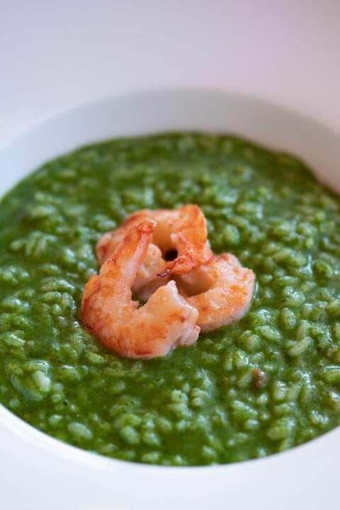 receita de risoto de camarão