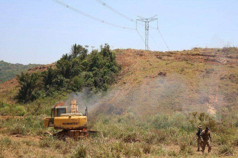 policia federal desmobiliza garimpo que ameacava torres de energia eletrica