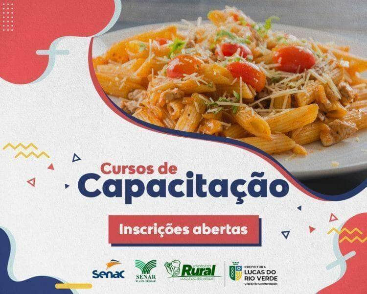 prefeitura oferta cursos gratuitos de massas e molhos e de confeccao de vestuario