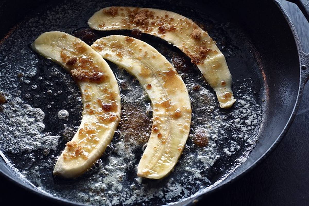como fazer banana frita