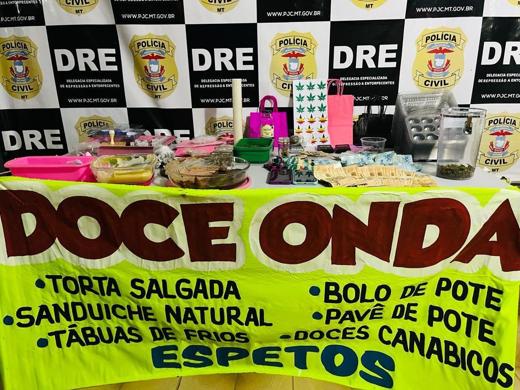 Polícia Civil prende em Cuiabá casal que vendia doces misturados com drogas