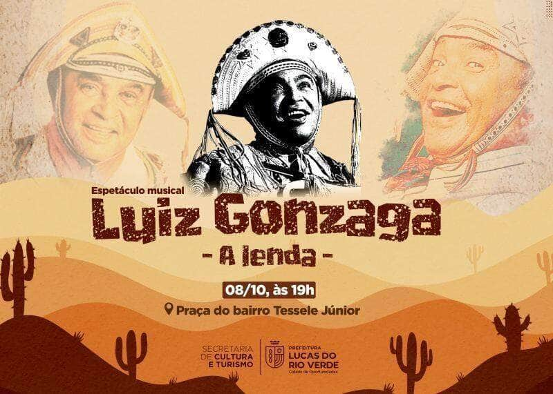 espetaculo musical luiz gonzaga a lenda” acontece neste sabado 08 no tessele junior