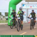 mais de 50 atletas participam da terceira etapa do desafio mtb de ciclismo
