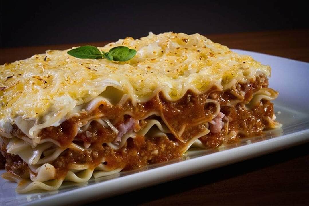 receita de lasanha de carne moida