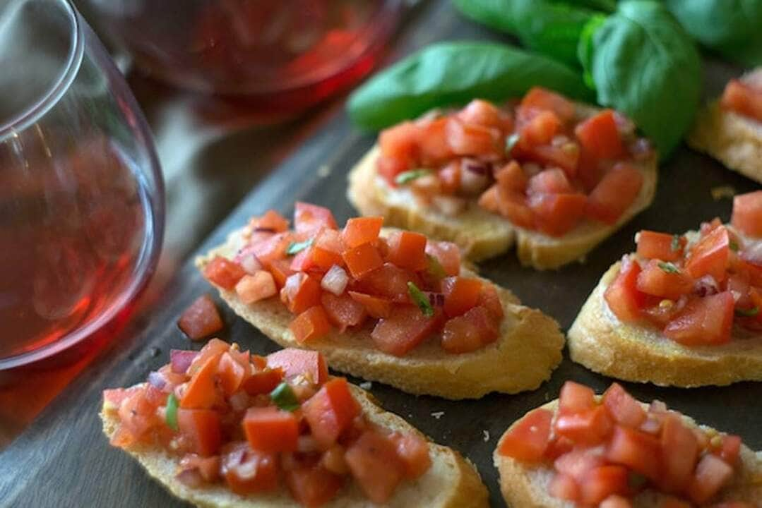 receita de bruschetta