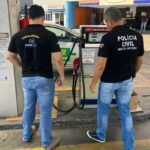 policia civil e procon municipal lacram bicos de posto de combustiveis na capital