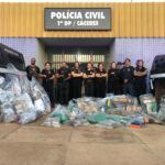 policia civil incinera mais de meia tonelada de drogas apreendidas na regional de caceres