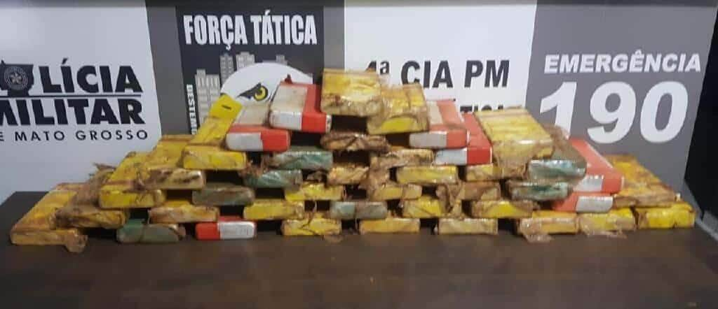 policia militar e policia rodoviaria federal apreendem 40 quilos de cocaina