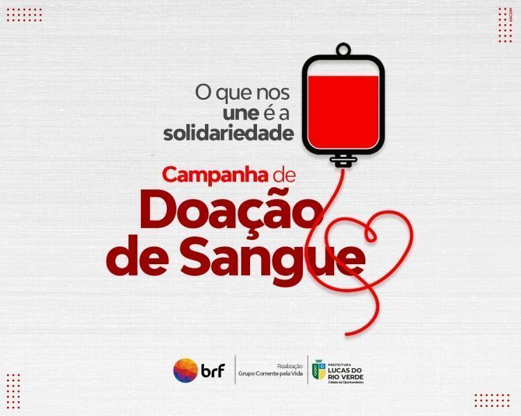 11ª campanha de doacao de sangue acontece neste sabado 05