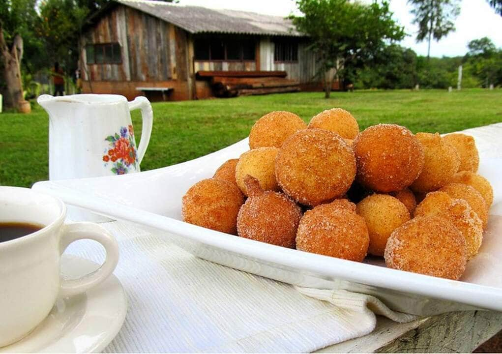 como fazer bolinho de chuva na airfryer