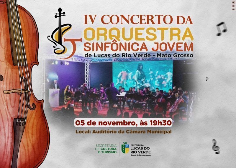 concerto da orquestra sinfonica jovem de lucas do rio verde acontece neste sabado 05