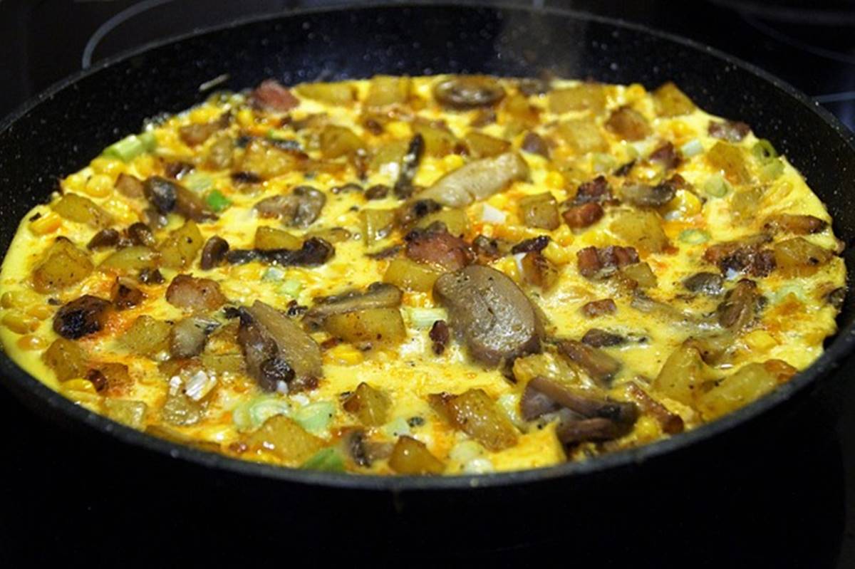 receita de omelete de forno
