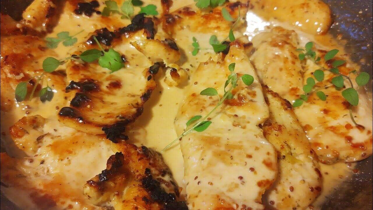 receita de frango com molho de mostarda