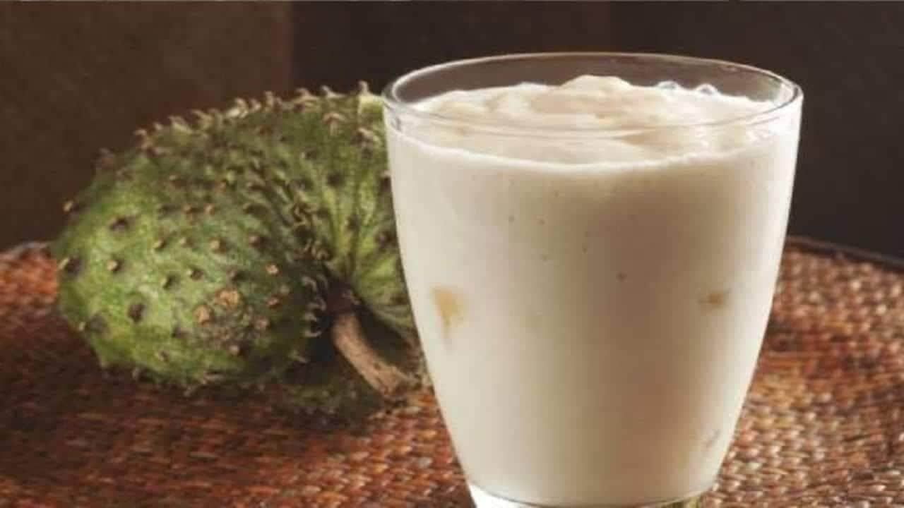 como fazer suco de graviola