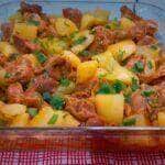 como fazer moela com batata