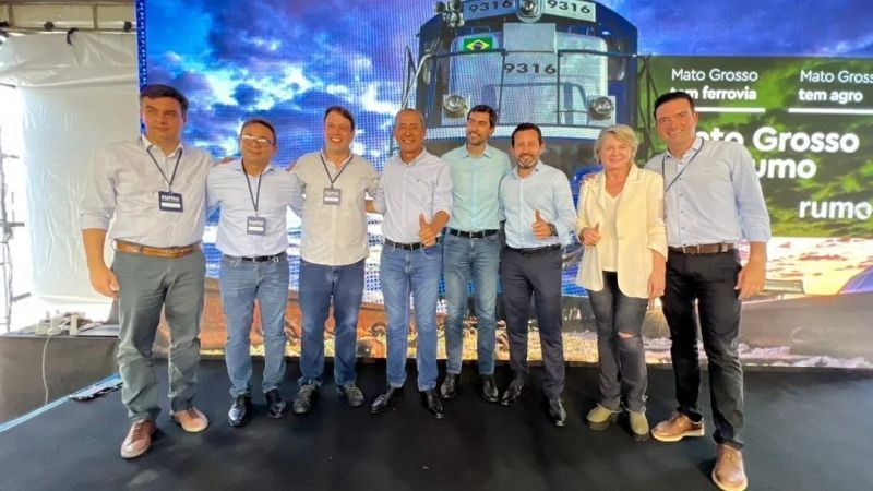 miguel vaz participa de evento que marca inicio da construcao da 1%C2%AA ferrovia estadual