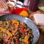 carne moída temperada