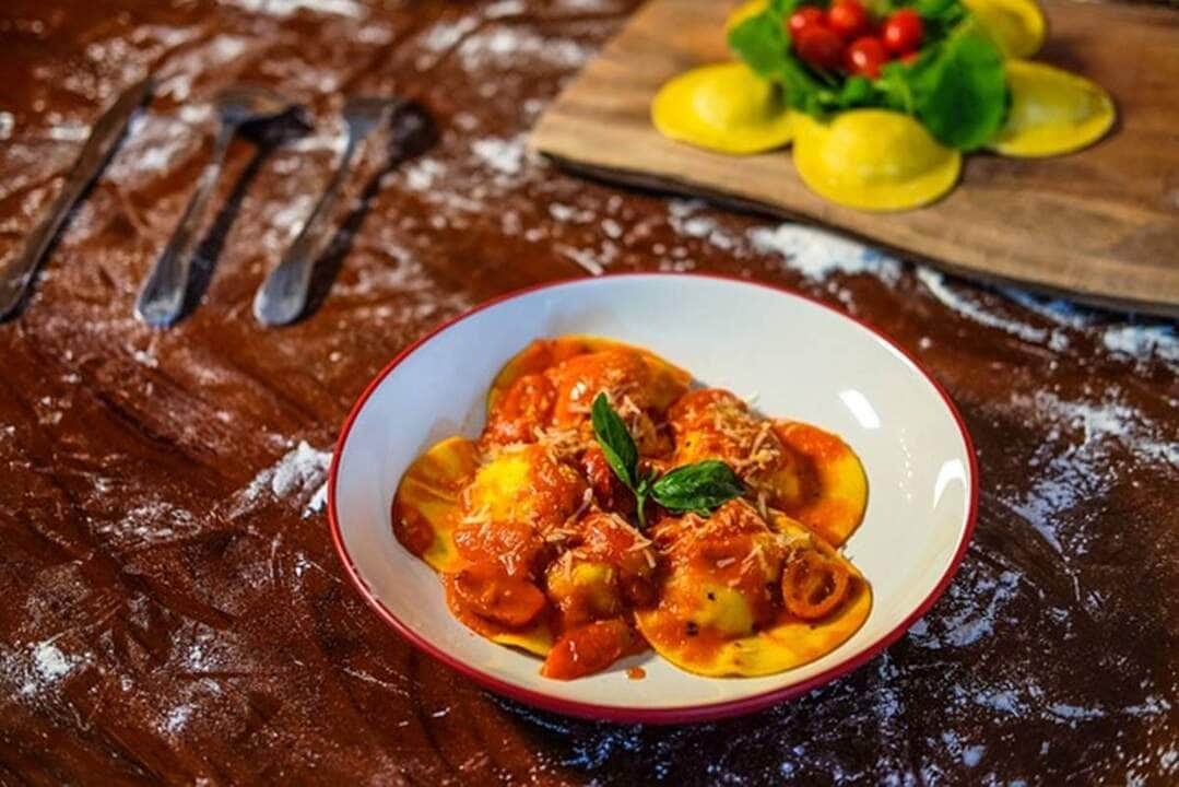 receita de ravioli